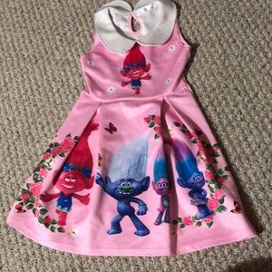 Girls Trolls poppy dress